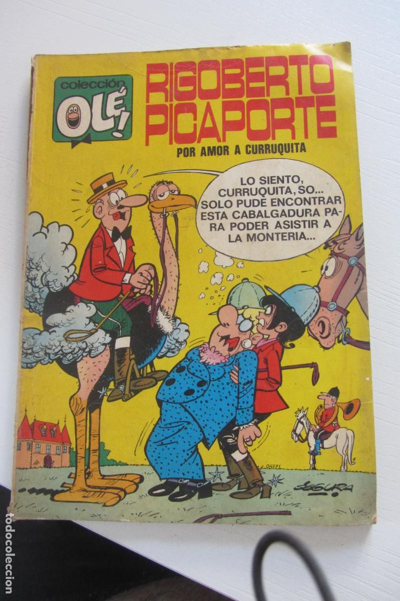 Tebeos: COLECCION OLE N&ordm; 34 RIGOBERTO PICAPORTE 1 &ordf; EDICION NUMERO EN LOMO EDITORIAL BRUGUERA arx164