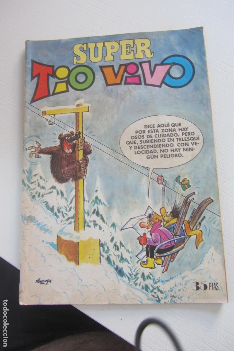Tebeos: SUPER TIO VIVO N&ordm; 75 CON POLICIACO OPERACION DIAMANTE,DE JULIO VIVAS,DE 135 BRUGUERA,1972 arx164