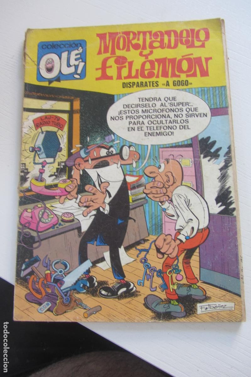 Tebeos: COLECCION OL&Eacute; N&ordm; 90. MORTADELO Y FILEMON &iexcl;DISPARATES A GOGO! BRUGUERA arx164