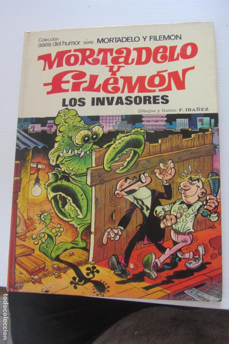 Tebeos: ASES DEL HUMOR N&ordm; 29 MORTADELO, LOS INVASORES. BRUGUERA 1974. TAPA DURA arx166
