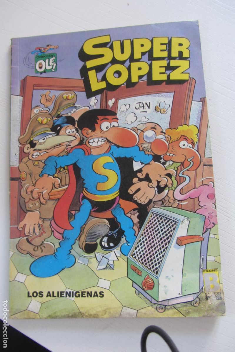 Tebeos: SUPER LOPEZ N&ordm; 4 - LOS ALIENIGENAS - JAN / BRUGUERA OLE arx167