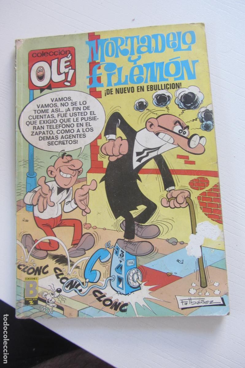 Tebeos: OLE N&ordm; 5-M.74 MORTADELO Y FILEMON DE NUEVO EN EBULLICION - EDICIONES B arx167