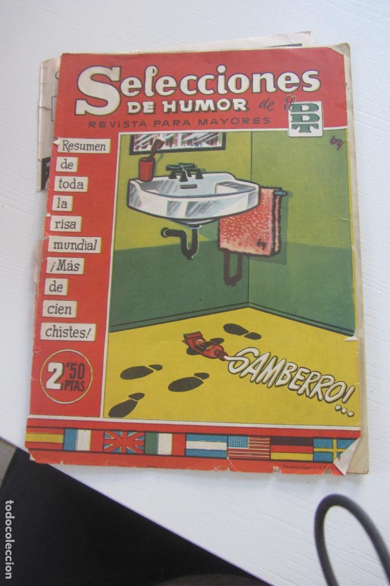 Tebeos: DDT (1956, BRUGUERA) -SELECCIONES DE HUMOR- 101 &middot; 1-IX-1958 &middot; Selecciones DE HUMOR de El DDT arx170