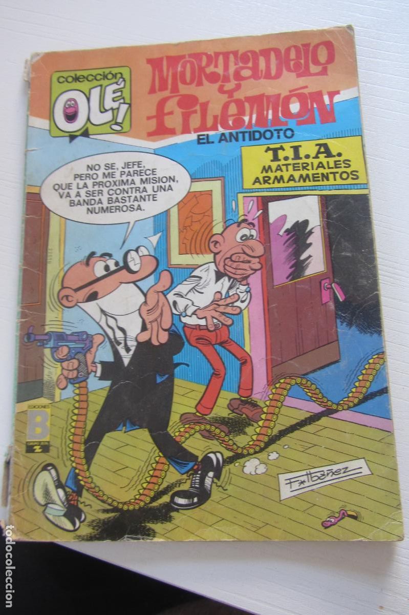 Tebeos: MORTADELO Y FILEM&Oacute;N. COLECCI&Oacute;N OL&Eacute;! EL ANTIDOTO N&ordm; 100 M.251 EDICIONES B arx170