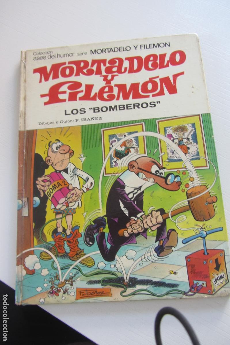 Tebeos: MORTADELO Y FILEMON. N&ordm; 37 : LOS BOMBEROS. ASES DEL HUMOR. EDT BRUGUERA, 1979 arx170
