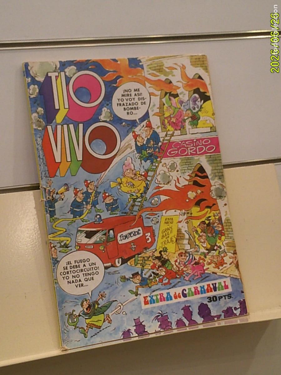 Tebeos: TIO VIVO NUMERO EXTRA DE CARNAVAL A&Ntilde;O XVIII 2&ordf; EPOCA - BRUGUERA 1975