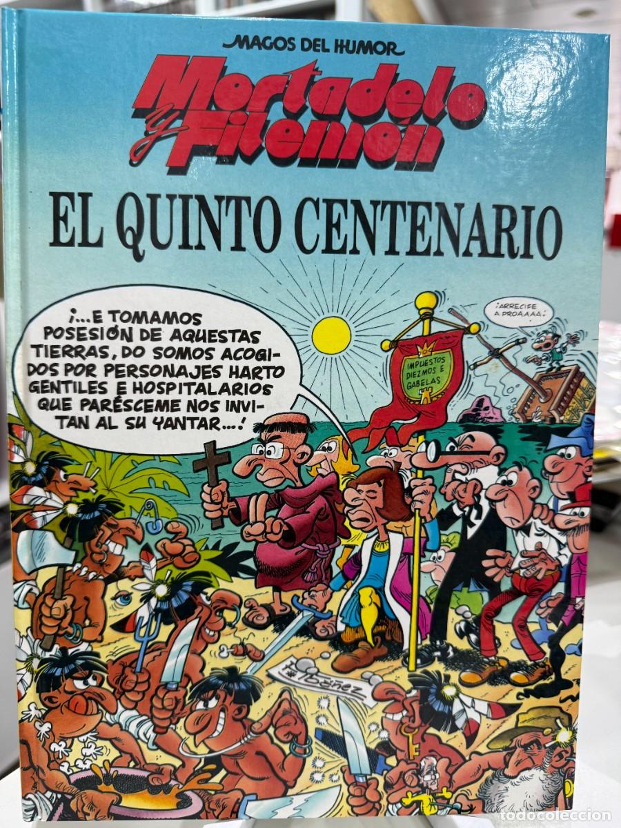 Tebeos: Mortadelo Y Filem&oacute;n: El Quinto Centenario (Magos Del Humor N&ordm; 42, 1&ordf; Edici&oacute;n 1992, Ediciones B)