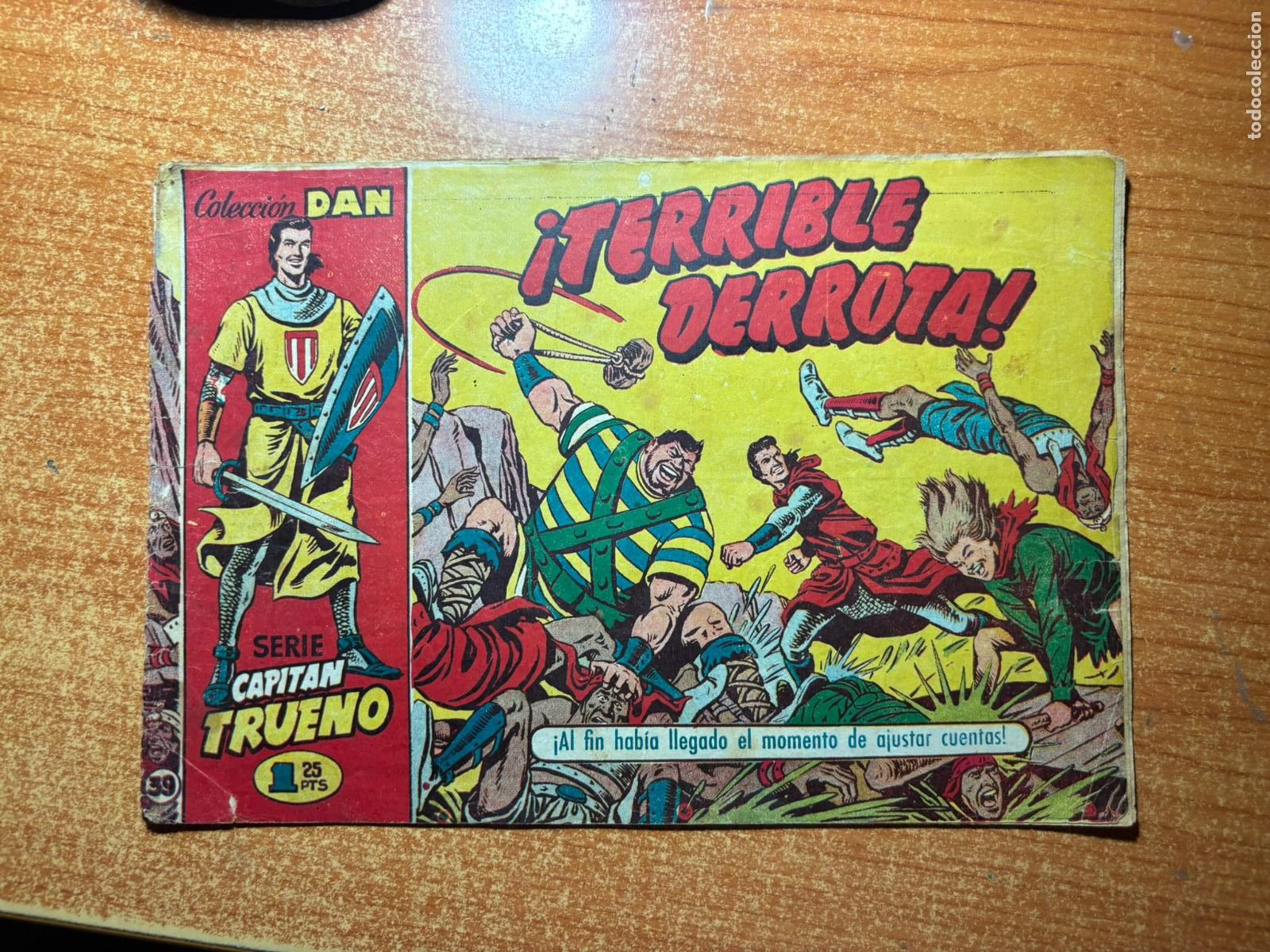 Tebeos: EL CAPITAN TRUENO N&ordm; 39 EDITORIAL BRUGUERA ORIGINAL