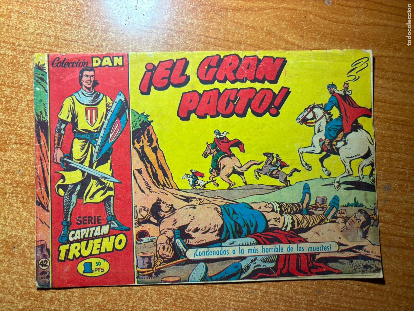 Tebeos: EL CAPITAN TRUENO N&ordm; 42 EDITORIAL BRUGUERA ORIGINAL