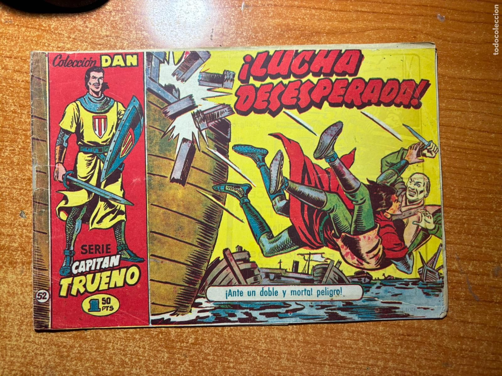 Tebeos: EL CAPITAN TRUENO N&ordm; 52 EDITORIAL BRUGUERA ORIGINAL