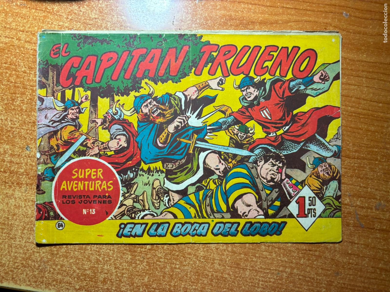 Tebeos: EL CAPITAN TRUENO N&ordm; 64 EDITORIAL BRUGUERA ORIGINAL
