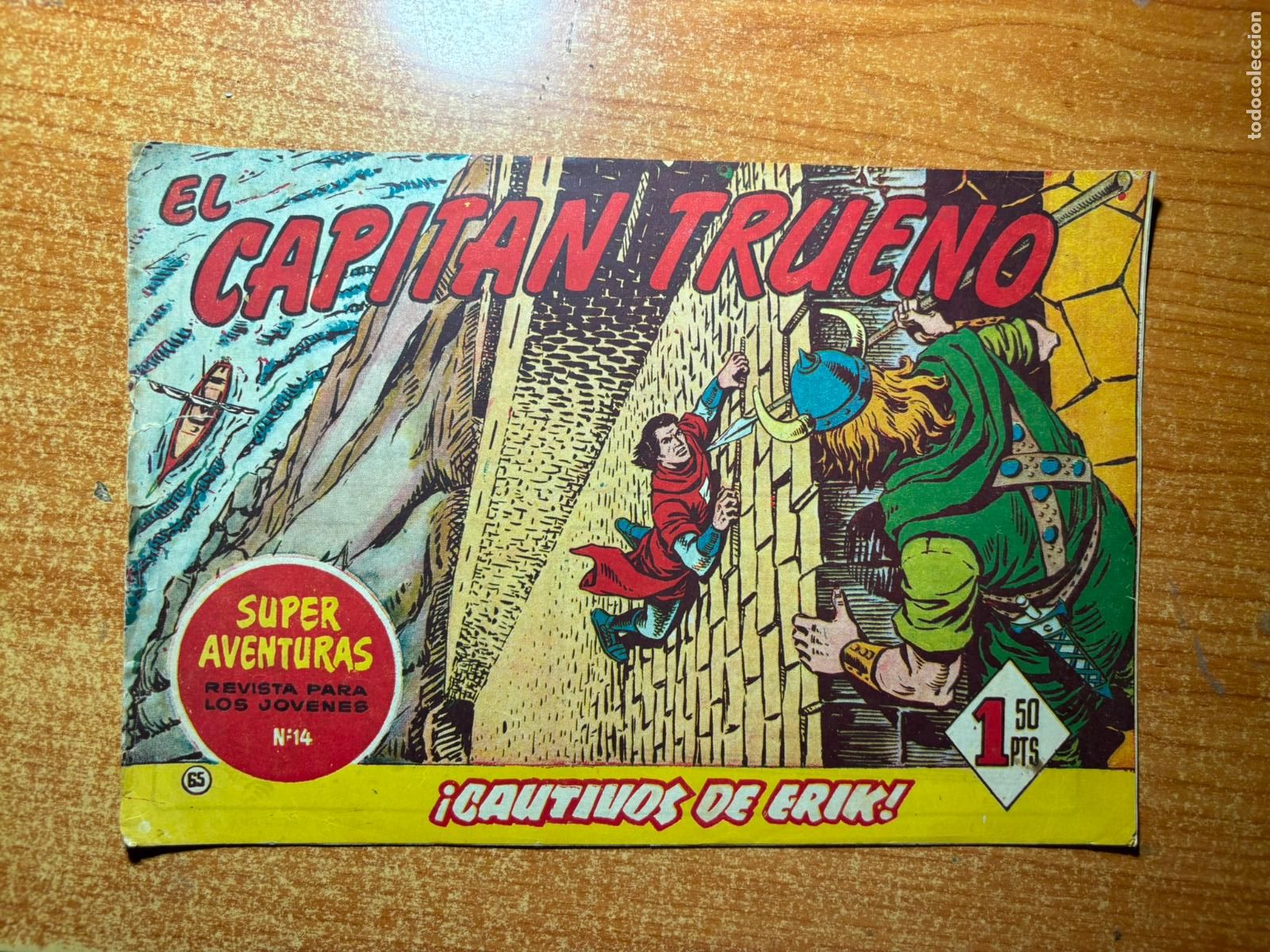 Tebeos: EL CAPITAN TRUENO N&ordm; 65 EDITORIAL BRUGUERA ORIGINAL