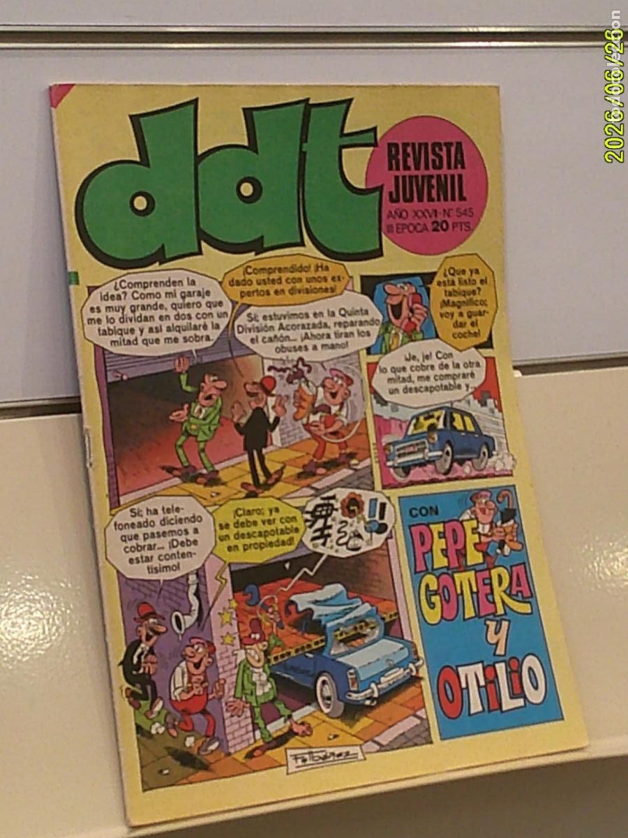 Tebeos: DDT A&Ntilde;O XXVII N&ordm; 545 III EPOCA - BRUGUERA 1978