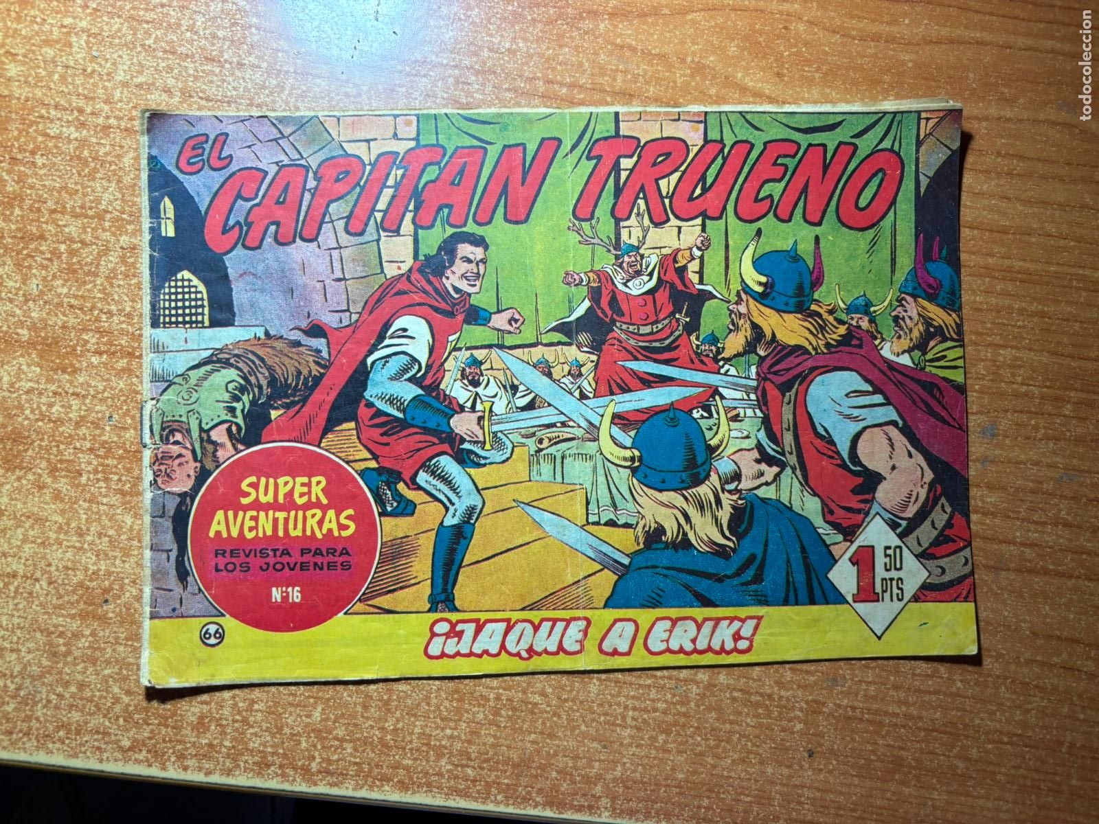Comics: EL CAPITAN TRUENO N&ordm; 66 EDITORIAL BRUGUERA ORIGINAL