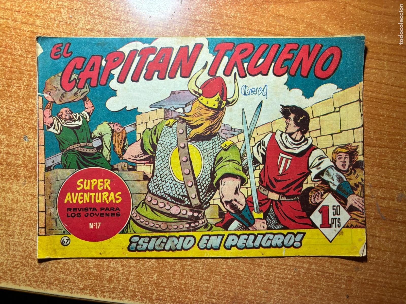 Tebeos: EL CAPITAN TRUENO N&ordm; 67 EDITORIAL BRUGUERA ORIGINAL