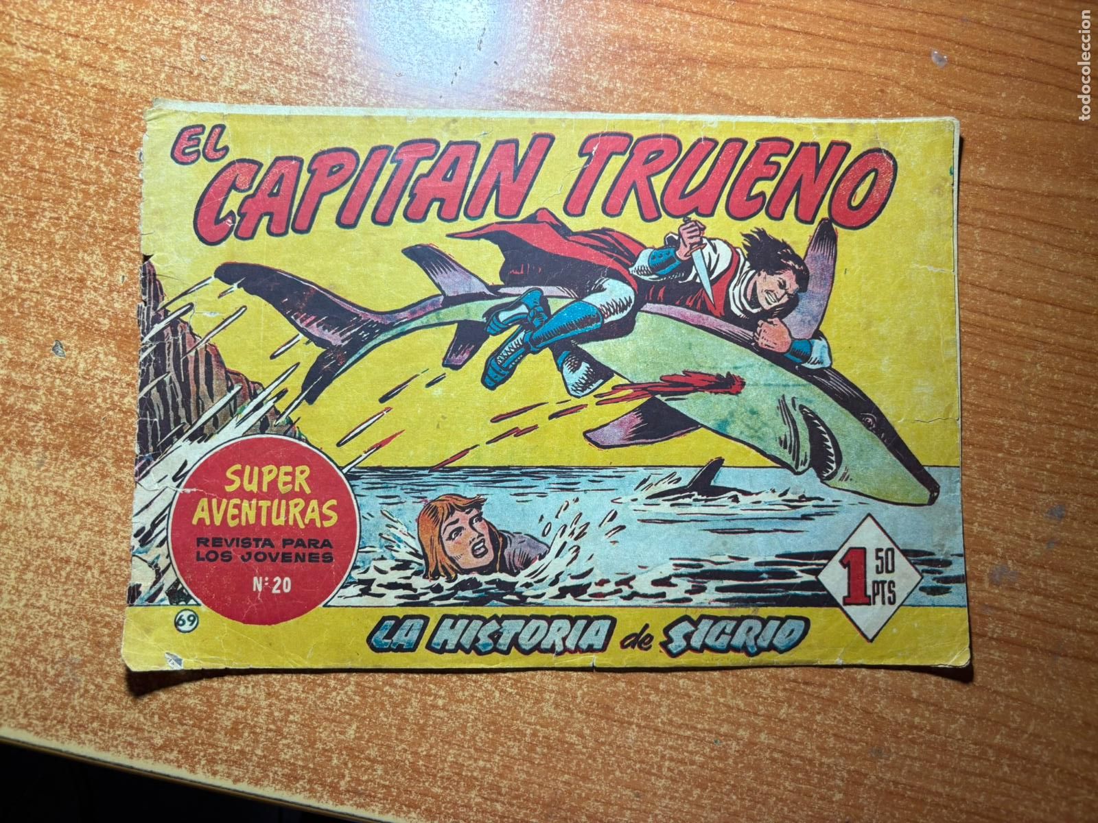 Tebeos: EL CAPITAN TRUENO N&ordm; 69 EDITORIAL BRUGUERA ORIGINAL