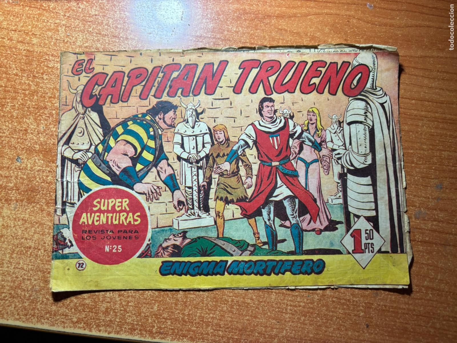 Tebeos: EL CAPITAN TRUENO N&ordm; 72 EDITORIAL BRUGUERA ORIGINAL