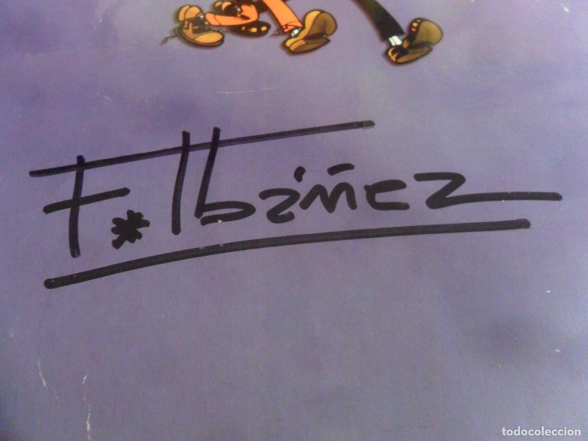 Tebeos: AUT&Oacute;GRAFO FRANCISCO IB&Aacute;&Ntilde;EZ EN MORTADELO ARMAS CON BICHO Y OL&Eacute; 62 Y 70 EDICIONES B. A&Ntilde;OS 90.