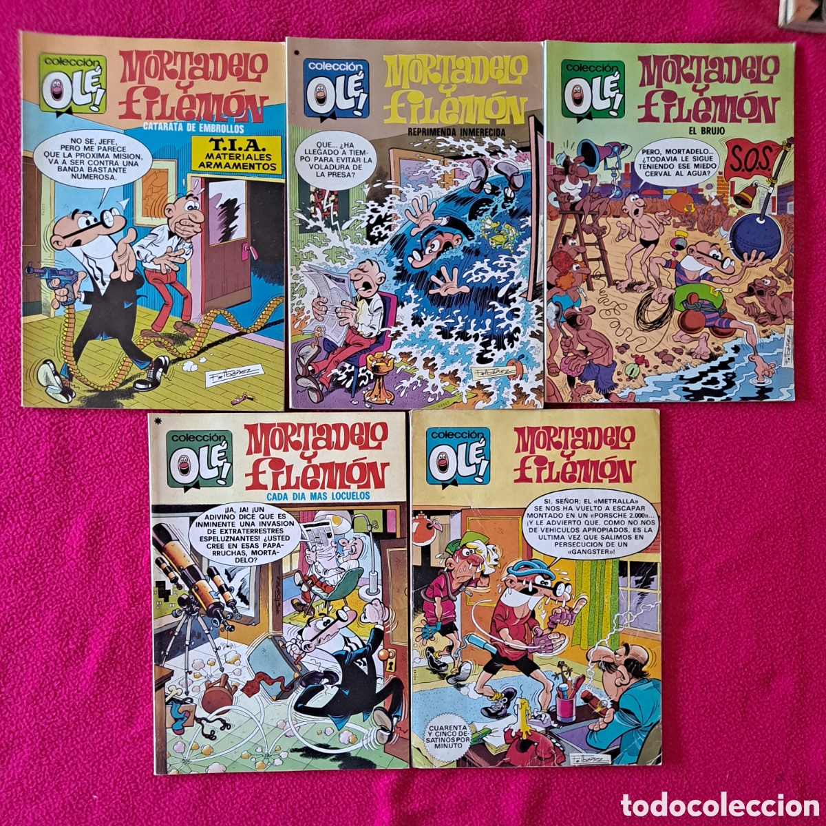 Tebeos: Lote 5 C&oacute;mics Colecci&oacute;n Ol&eacute; Ed. Bruguera