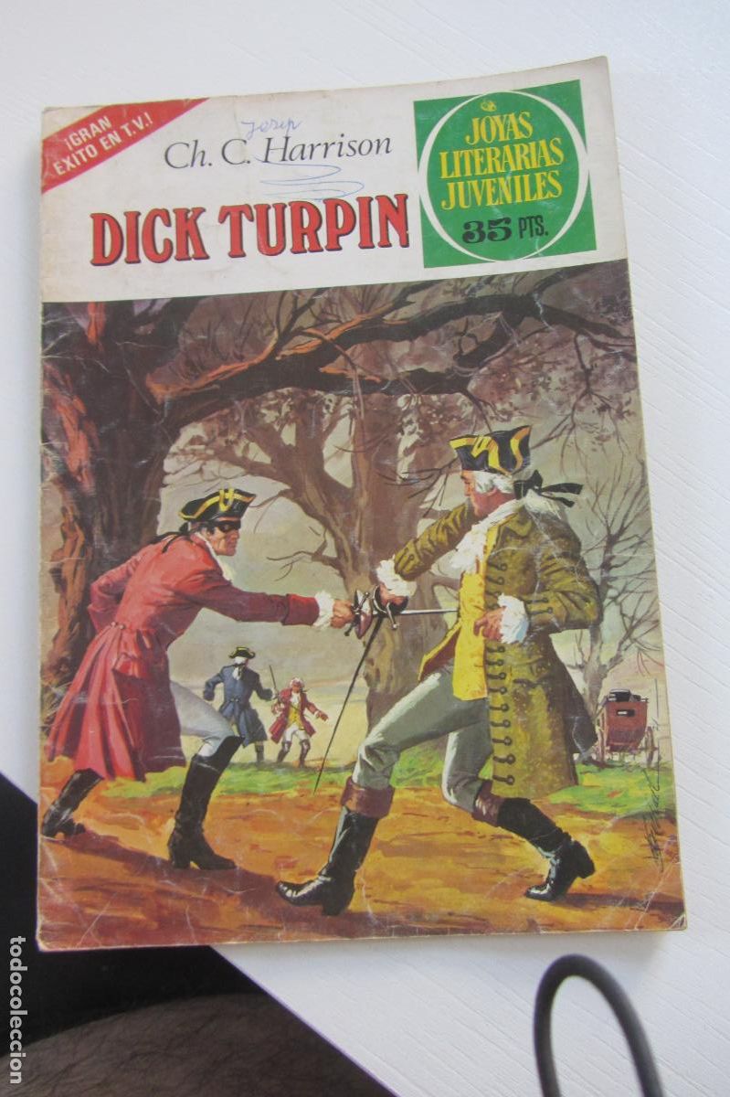 Tebeos: JOYAS LITERARIAS JUVENILES N&ordm; 38: DICK TURPIN / BRUGUERA ARX173