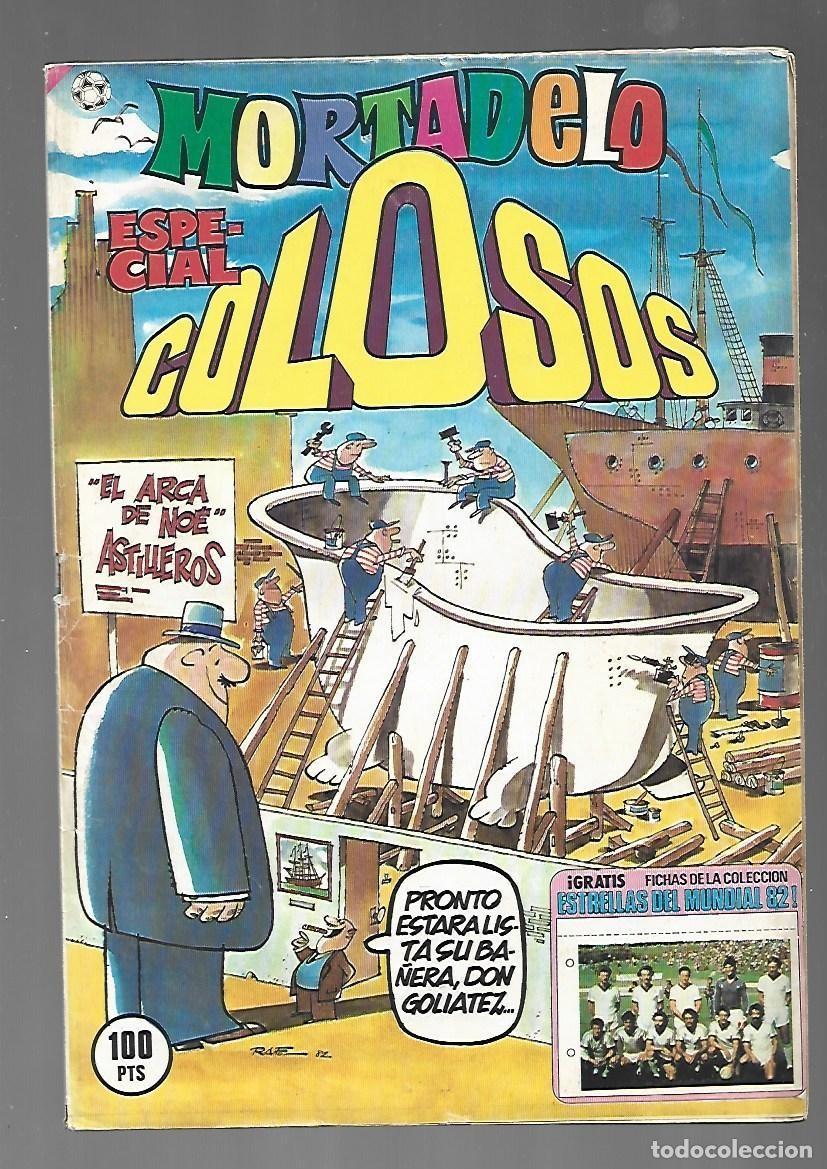 Tebeos: Mortadelo, especial, 133: colosos, 1982, Bruguera, buen estado, con fichas