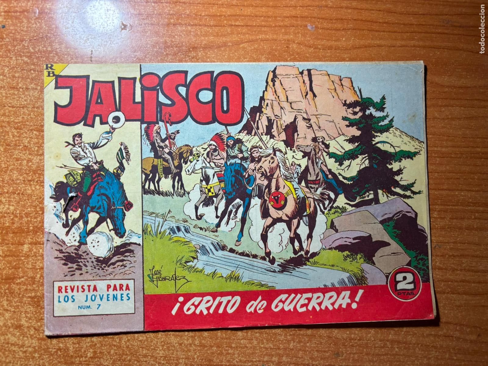 Tebeos: JALISCO N&ordm;7 EDITORIAL BRUGUERA A&Ntilde;O 1962 ORIGINAL