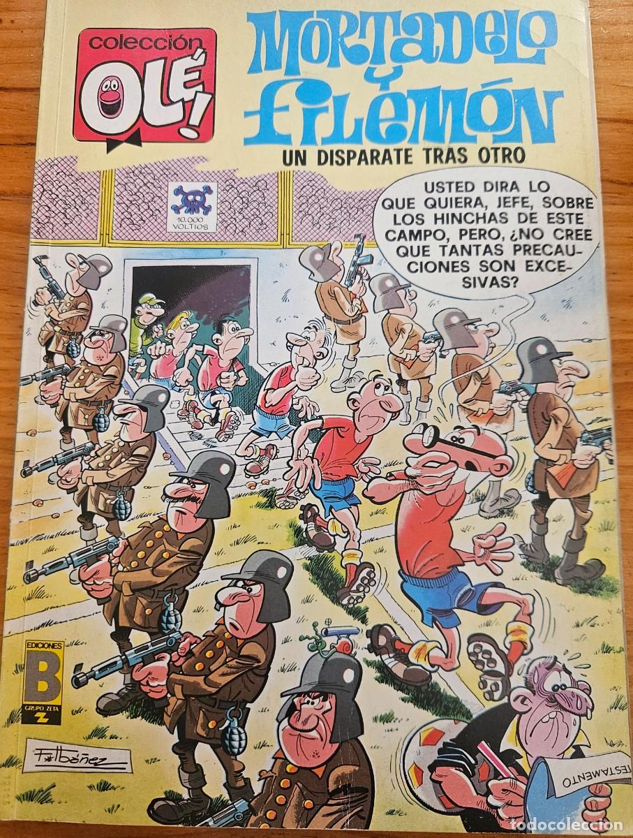 Tebeos: Mortadelo y Filem&oacute;n - Un disparate tras otro - Colecci&oacute;n Ol&eacute; 151 - M.115 1988 Ediciones B Grupo Zeta