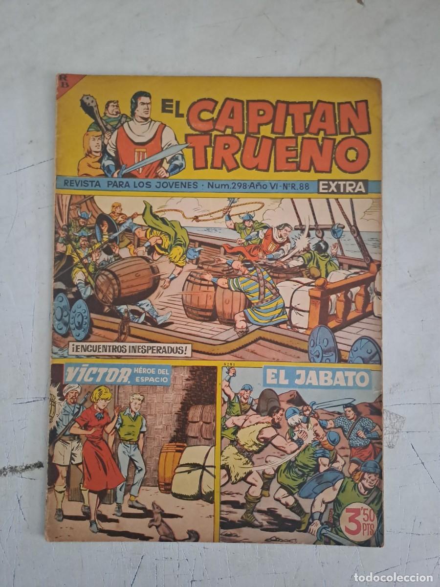 Tebeos: El capit&aacute;n trueno extra 298, Bruguera en buen estado Bolsa DA