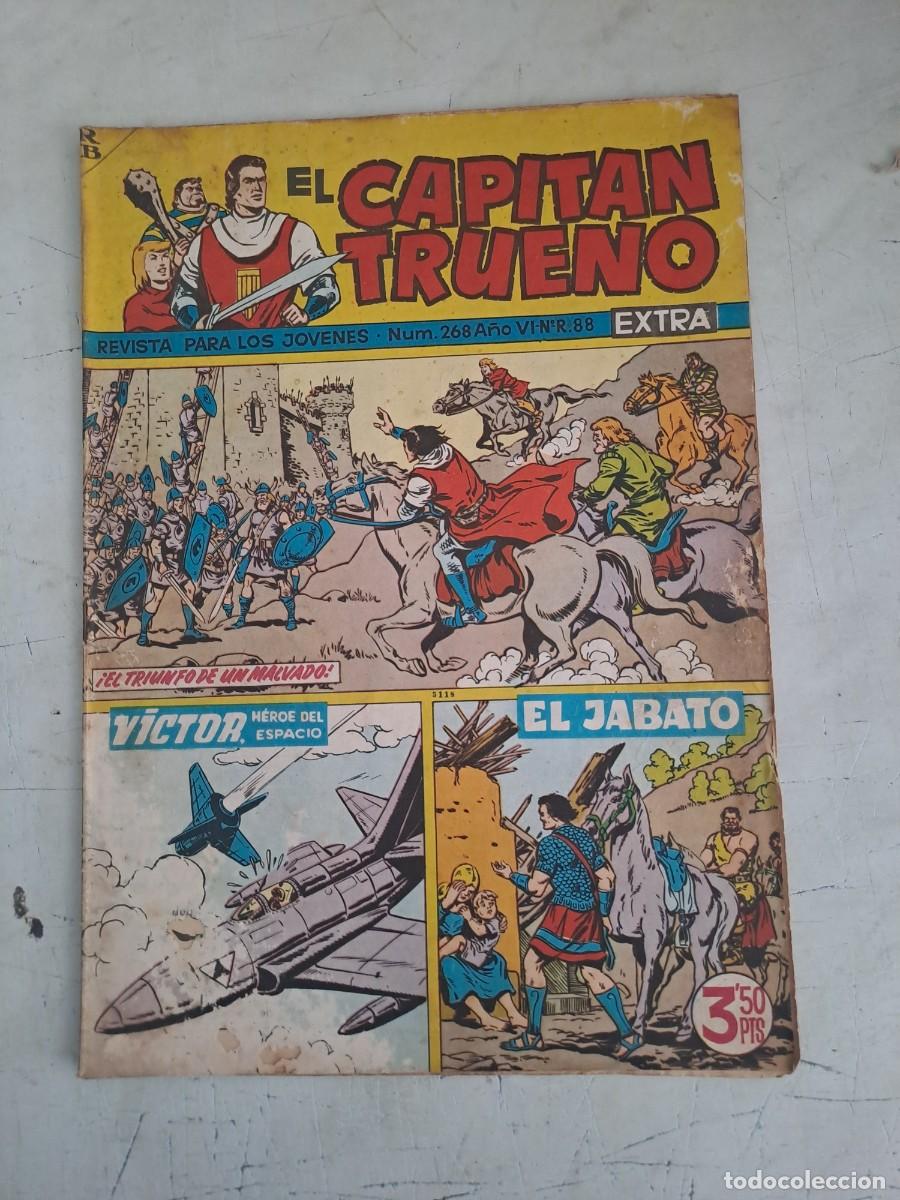 Tebeos: El capit&aacute;n trueno extra 268, Bruguera en buen estado Bolsa DA