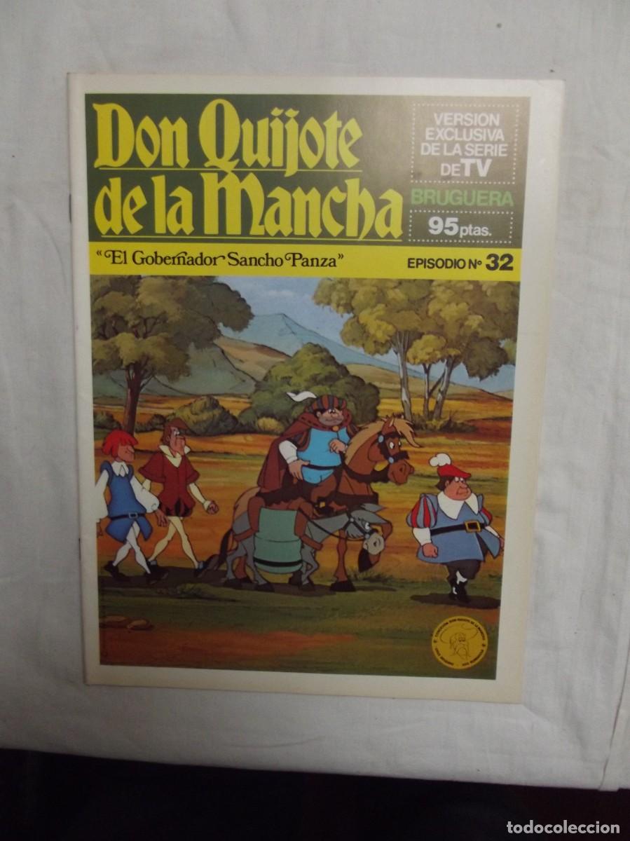 Tebeos: DON QUIJOTE DE LA MANCHA EPISODIO N&ordm; 32 EL GOBERNADOR SANCHO PANZA ( BRUGUERA )