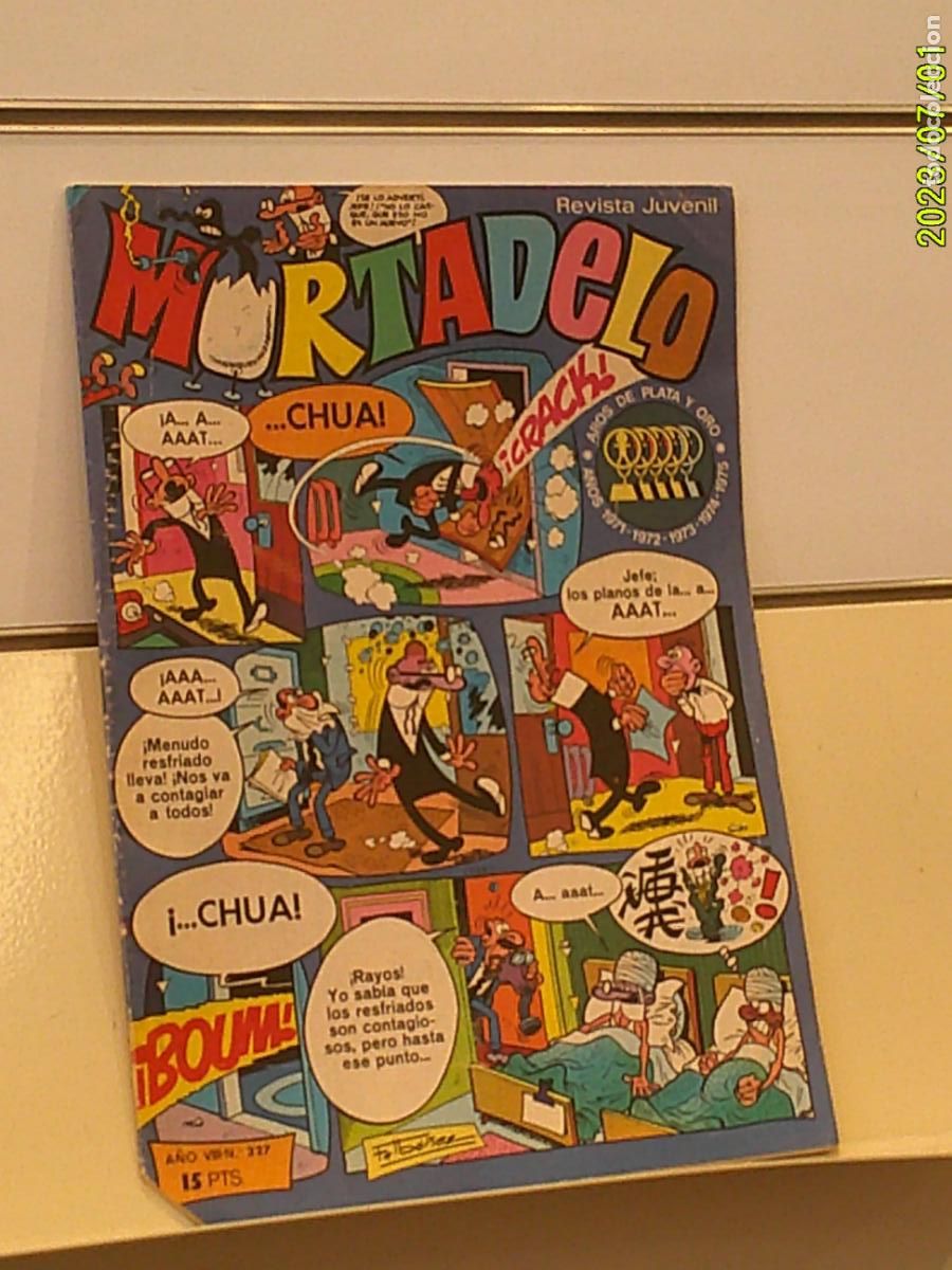 Tebeos: MORTADELO A&Ntilde;O VIII N&ordm; 327 - BRUGUERA 1977