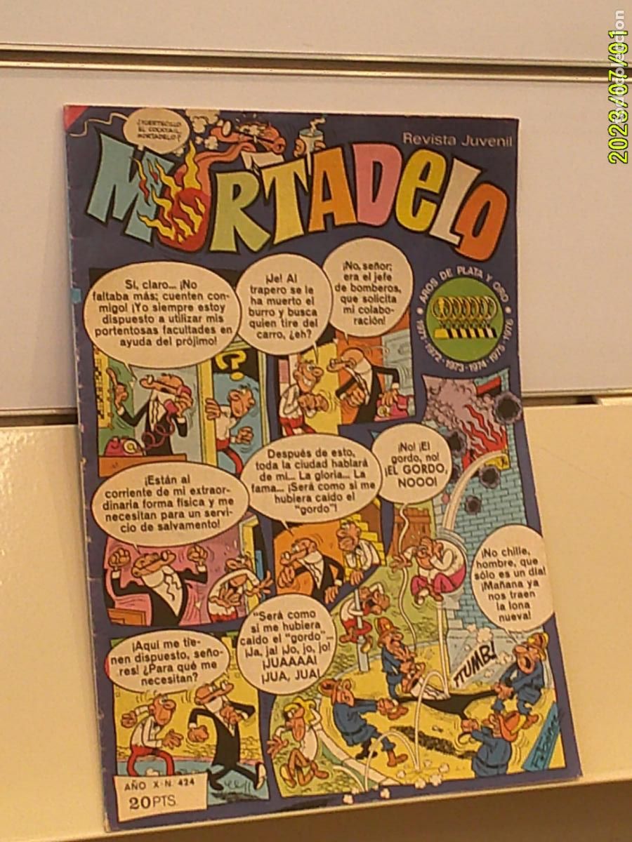 Tebeos: MORTADELO A&Ntilde;O X N&ordm; 424 - BRUGUERA 1979