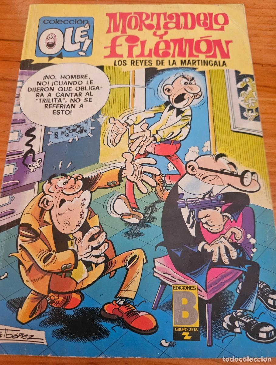 Tebeos: Mortadelo y Filem&oacute;n - Los reyes de la martingala - Colecci&oacute;n Ol&eacute; 163 - M. 92 1988 Ediciones B
