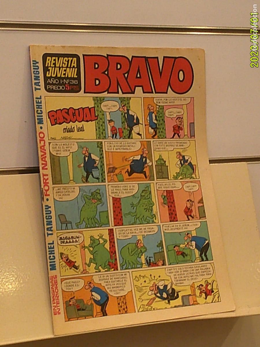 Tebeos: BRAVO A&Ntilde;O I N&ordm; 36 - BRUGUERA 1968