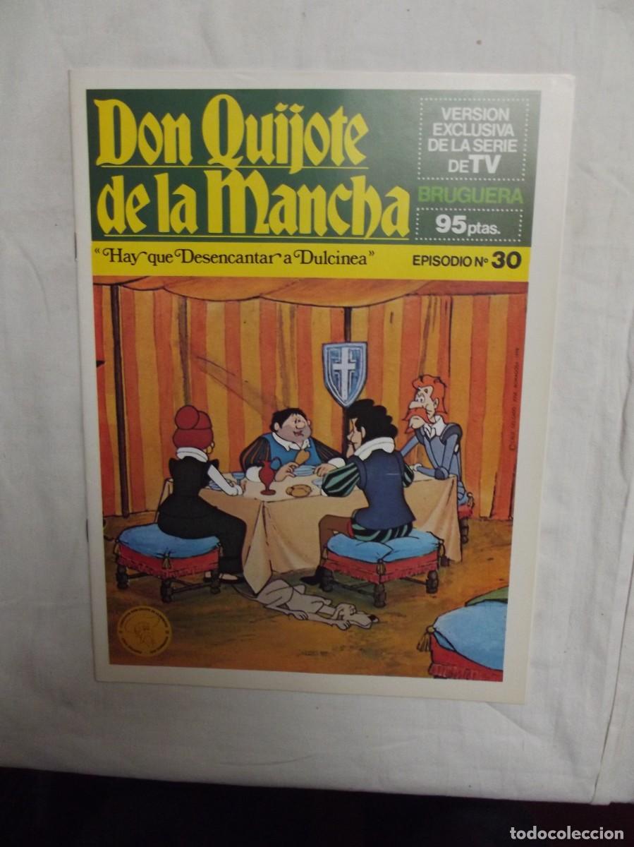 Tebeos: DON QUIJOTE DE LA MANCHA EPISODIO N&ordm; 30 HAY QUE DESENCANTAR A DULCINEA ( BRUGUERA )