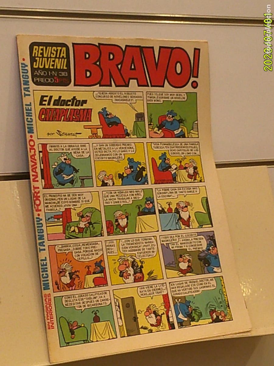 Tebeos: BRAVO A&Ntilde;O I N&ordm; 38 - BRUGUERA 1968
