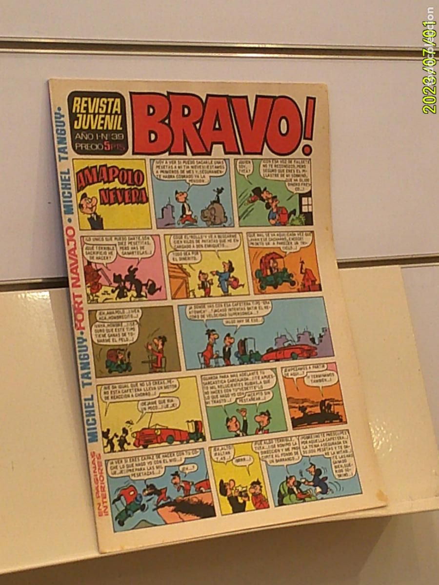 Tebeos: BRAVO A&Ntilde;O I N&ordm; 39 - BRUGUERA 1968
