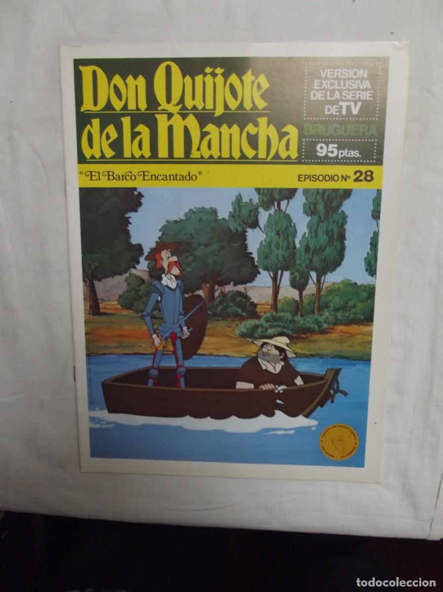 Tebeos: DON QUIJOTE DE LA MANCHA EPISODIO N&ordm; 28 EL BARCO ENCANTADO ( BRUGUERA )