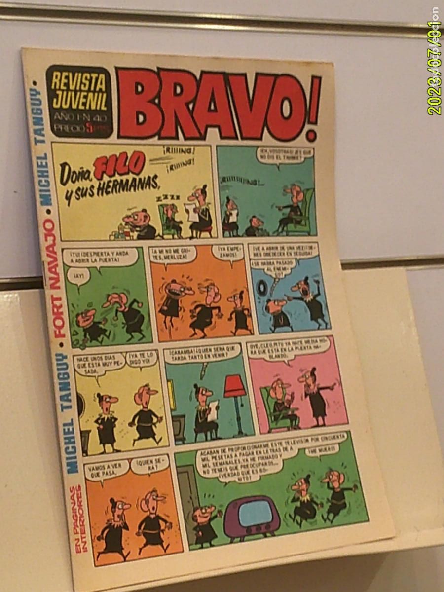Tebeos: BRAVO A&Ntilde;O I N&ordm; 40 - BRUGUERA 1968