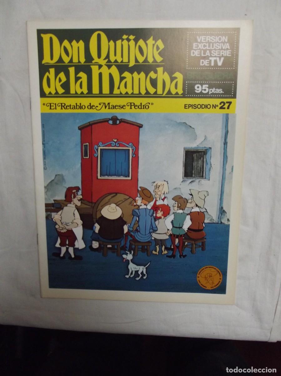 Tebeos: DON QUIJOTE DE LA MANCHA EPISODIO N&ordm; 27 EL RETABLO DEL MAESE PEDRO ( BRUGUERA )