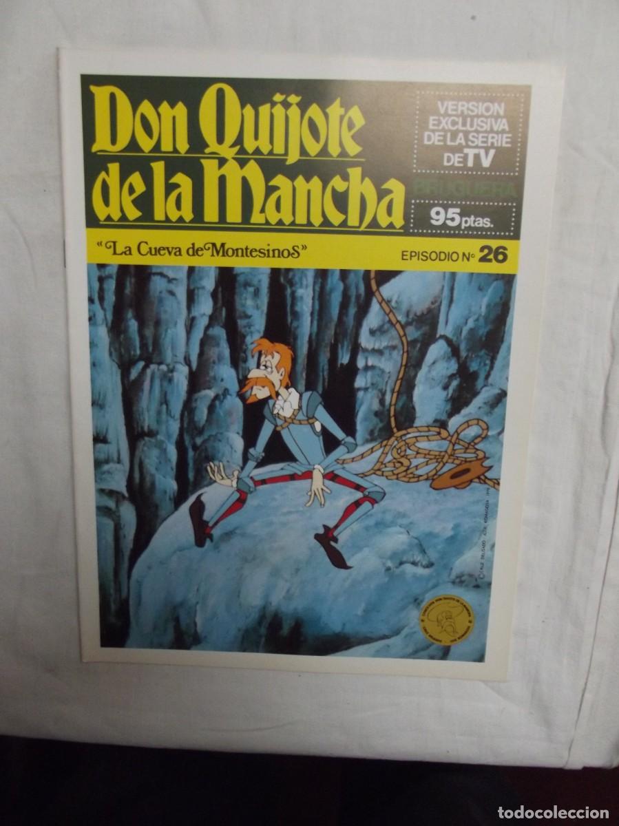 Tebeos: DON QUIJOTE DE LA MANCHA EPISODIO N&ordm; 26 LA CUEVA DE MONTESINOS ( BRUGUERA )