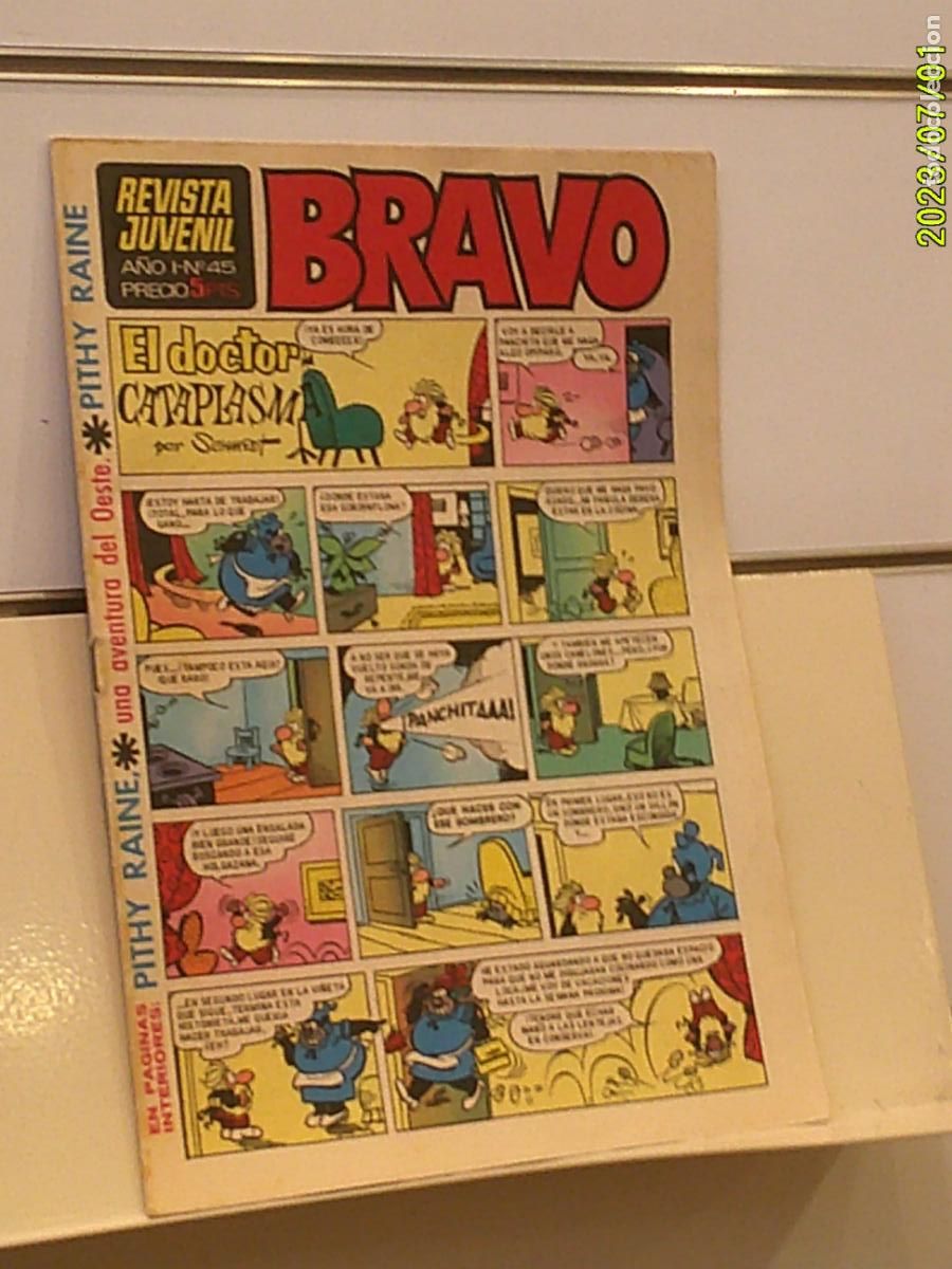 Tebeos: BRAVO A&Ntilde;O I N&ordm; 45 - BRUGUERA 1968