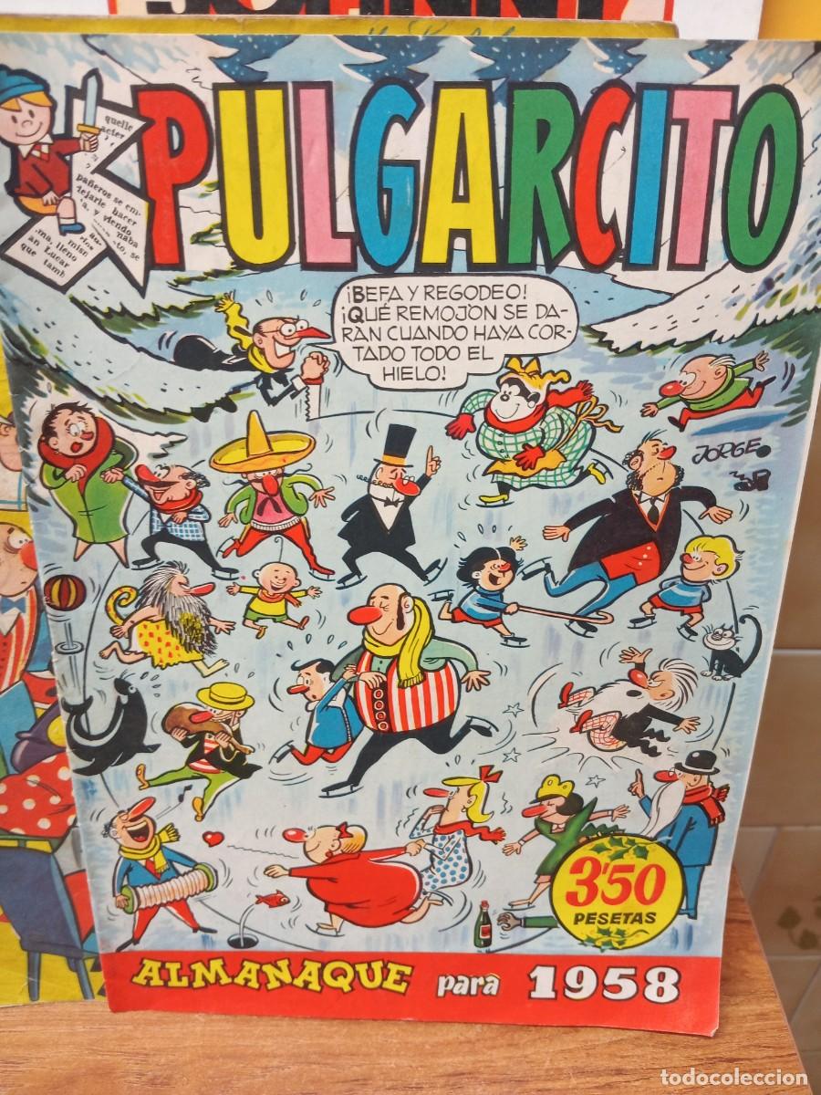 Tebeos: PULGARCITO - ALMANAQUE 1958 - BRUGUERA