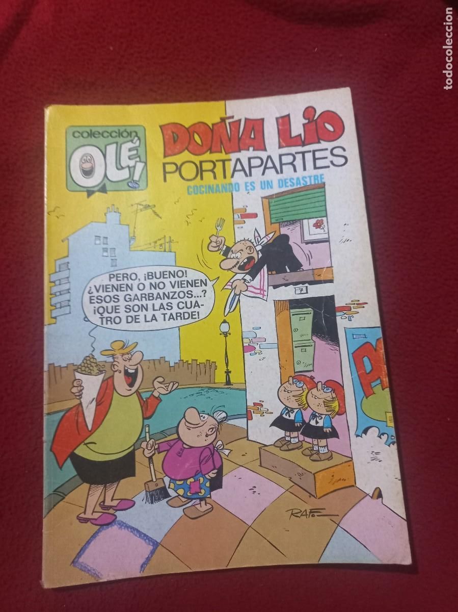 Tebeos: DO&Ntilde;A LIO PORTEPARTES - COCINANDO ES UN DESASTRE - OLE 27 - RAF - RUSTICA