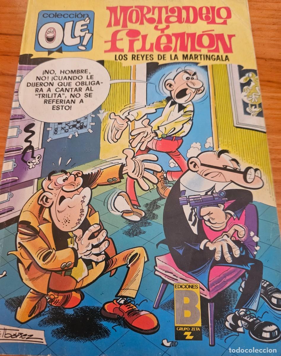 Tebeos: Mortadelo y Filem&oacute;n con el Botones Sacarino - Colecci&oacute;n Ol&eacute; 174 - M. 139 1989 Ediciones B