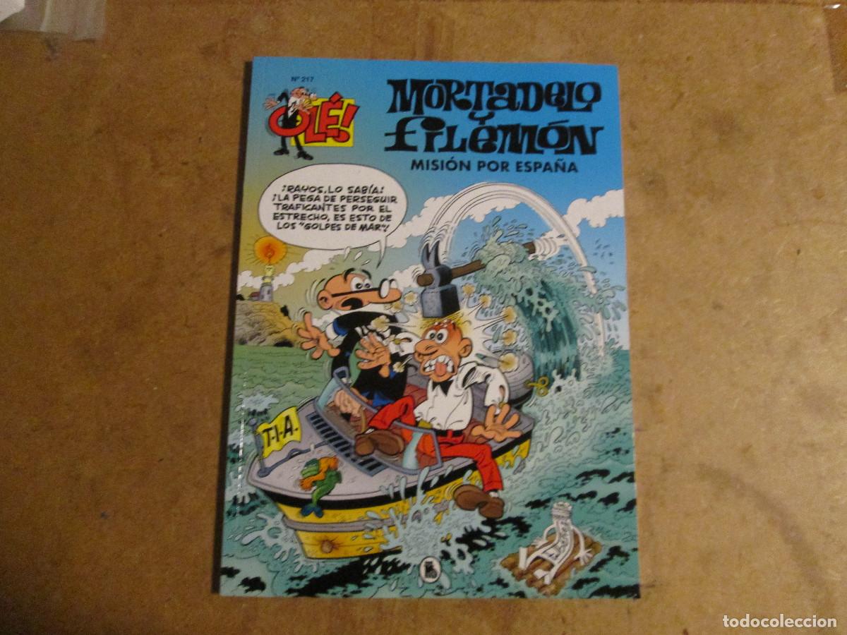 Tebeos: colecci&oacute;n Ol&eacute; n&ordm; 217, Mortadelo y Filem&oacute;n, Bruguera cl&aacute;sica
