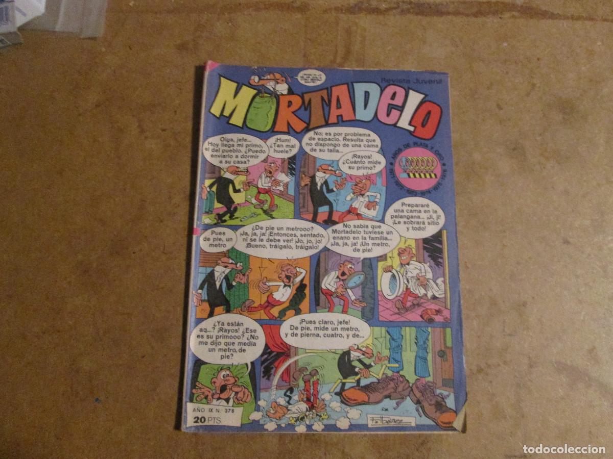 Tebeos: Mortadelo n&ordm; 378, bruguera