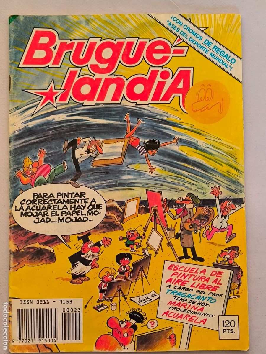 Tebeos: BRUGUELANDIA N&ordm; 23 - INCLUYE CROMOS ASES DEL DEPORTE MUNDIAL - BRUGUERA (W2)