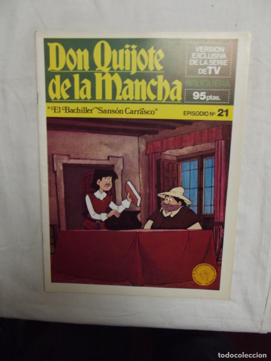 Tebeos: DON QUIJOTE DE LA MANCHA EPISODIO N&ordm; 21 EL BACHILLER SANSON CARRASCO