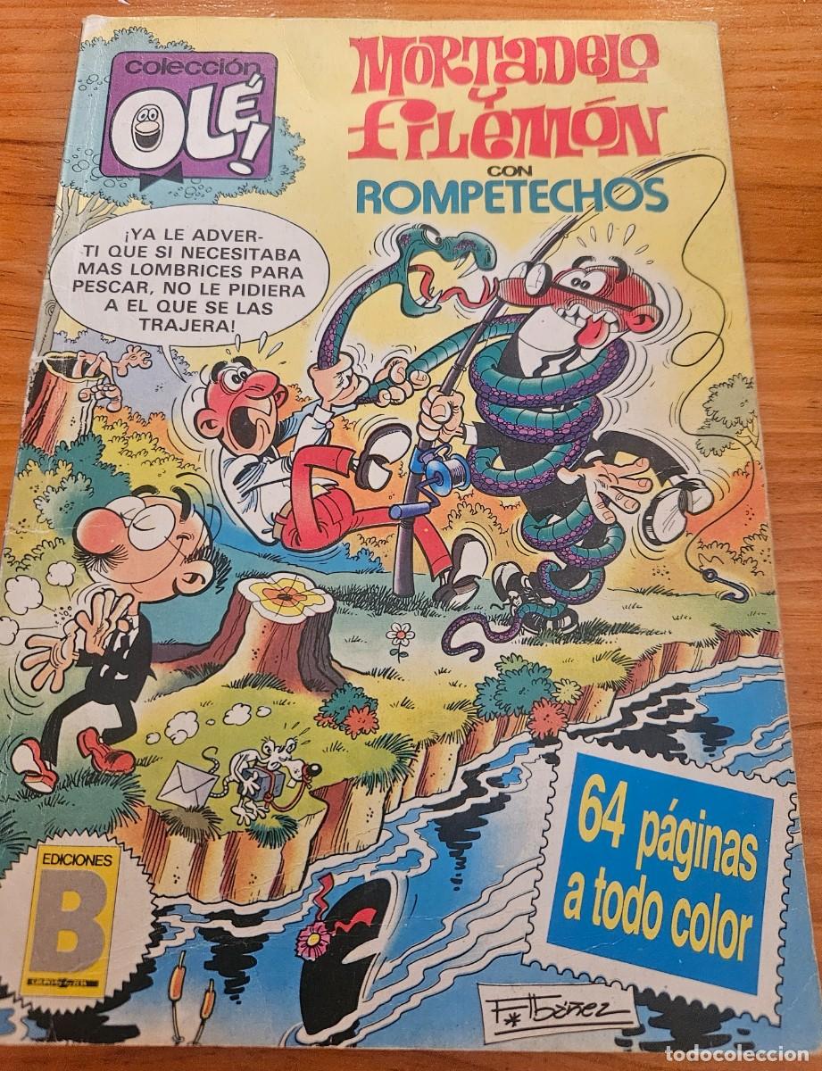 Tebeos: Mortadelo y Filem&oacute;n con Rompetechos - Colecci&oacute;n Ol&eacute; 284 - M 54 1987 Ediciones B